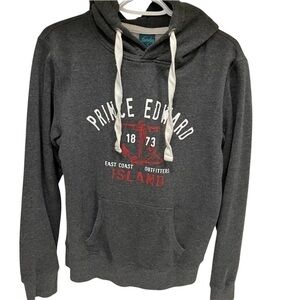 Prince  Edward Island Grey Hooded Sweatshirt Men’s Small